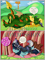 COMMISSION / A fluffy dragon ate the silly mutt by HiSpritezzz