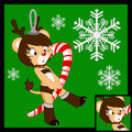 Kimi as a Reindeer Ornament  by KimiKins