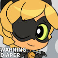 Chibi Cat Noir (WARNING: DIAPER) by SlayerofDiddies