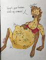 Ticklish Hyena by madaraoluv2