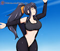 Commission. Akeno wetsuit by DrakeRex