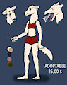 Adoptable - Androgynous Borzoi - SOLD! by BonnieandCo
