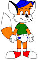 Billy the Diaper Fox by CartoonFoxArt2002