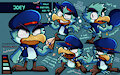 Joey the Delivery Bird: Ref Sheet by KAZOKO