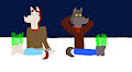 Balto and Jenna Stinky Feet by sebashton