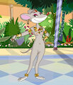 Thea Stilton doing her amazing poses naked in gif! by serram04