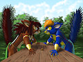 Two ‘munks, One Nut by tamiasthechipmunk