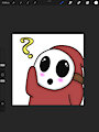 Confused shy guy emote by Lokifan20