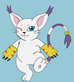 Gatomon walks by Consuelo95