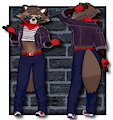 [Adopt] Raccoon Boy by CandyWhite