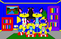 Alex the Fox and his Family Wearing a Diapers by CartoonFoxArt2002