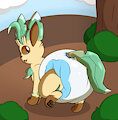 Strolling leafeon by Merrit