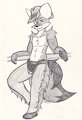 Coyote Cowboy by Simonov