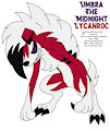 Umbra The Midnight Lycanroc [Selenaede] by MangledTheArcticWolf