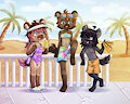 Day at the beach by Tanna