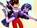 :comm: Shadow and Twilight, Ballet Dancers by sonigoku