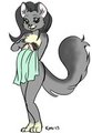 Color Sketch Commish - MightBeFurry by bottledpaperstars