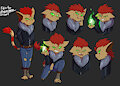Felix The Plague Demon reference sheet by QuiteSplendid