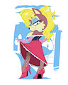 Sultry Saloon Girl by BlackFlash09