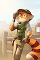 Cowboy Calvin by bluecoffeedog
