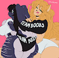 Team Boobs vs Team Butts by OctoRocktopus by UnusualUnity