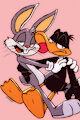 Bugs Bunny x Daffy Duck by KAZOKO