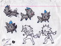 zorua and zoroark by Puppyslimyfox