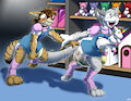 A Public Trip to the Toy Store by ChronoKitten