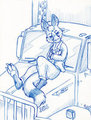 Redtail Hard at work? by Redtailfox