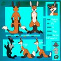 Toony Redtail ref sheet  by Redtailfox