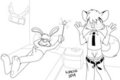 Comjuke, Edward and a magic wand by krezz