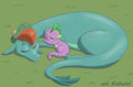 Nessi And Spike 02 by Caluriri