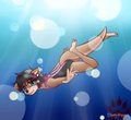 Every otter needs a swimming pic