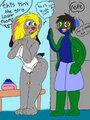 Locker Room Naughties by kaijubunny