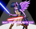 Jedi Twilight, Happy Star Wars day by sonigoku