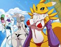 Rena,Alopex & Freya... by sssonic2