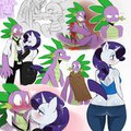 Spike & Rarity by sssonic2