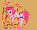 YCH Party Pony by Yiffox