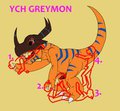 YCH Greymon by Yiffox