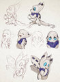 Dragonfly Sketches by FloorNinja