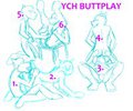 YCH Buttplay/Rimming by Yiffox