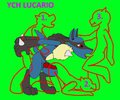 YCH Lucario by Yiffox