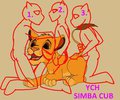 YCH Simba (Cub) by Yiffox