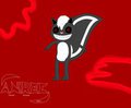 Zippy wereskunk by AcidSkunkWolf