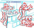 YCH ZOMBIES by Yiffox