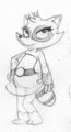 Racoon girl by monkeycheese