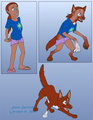 Lucy Coyote TF by SonicSpirit