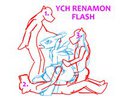 YCH Renamon Flash Animation by Yiffox