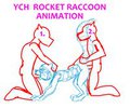 YCH Rocket Raccoon Animation by Yiffox