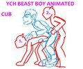 YCH Beast Boy Flash Animated - ENDS 11/16 by Yiffox